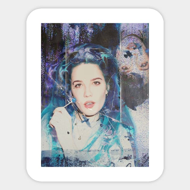 halsey from 2016 Sticker by mynisel